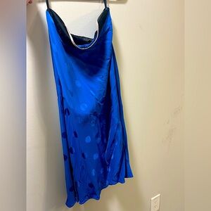 Royal blue Ted Baker midi skirt